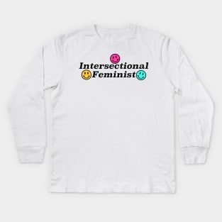 Intersectional Feminist Kids Long Sleeve T-Shirt